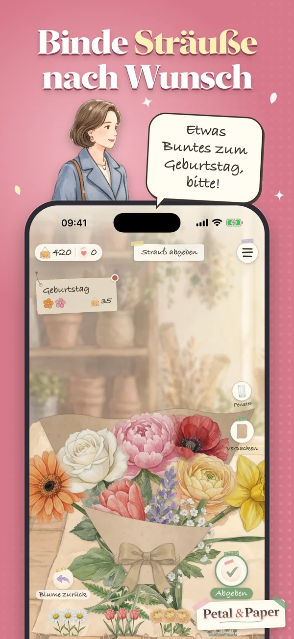 Binde Sträuße nach Wunsch